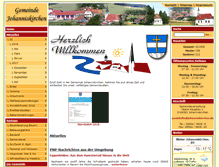 Tablet Screenshot of johanniskirchen.de